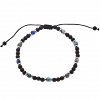 Βραχιόλι με ημιπολύτιμες ορυκτές χάντρες Lapis Lazuli 4mm free size