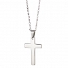 Ανδρικός σταυρός με αλυσίδα από ανοξείδωτο ατσάλι