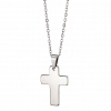 Ανδρικός σταυρός με αλυσίδα από ανοξείδωτο ατσάλι