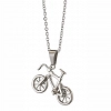 Κολιέ Unisex από ανοξείδωτο ατσάλι ποδήλατο