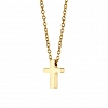 Κολιέ σταυρός με αλυσίδα μικρός Unisex από ανοξείδωτο ατσάλι
