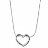 Oxzen γυναικείο κολιέ από ανοξείδωτο ατσάλι με καρδούλα