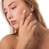 Oxzen ασημένιο δαχτυλίδι με λευκά ζιργκόν free size