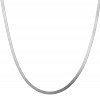 Oxzen αλυσίδα ασημένια 3mm