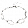 Oxzen βραχιόλι ασημένιο λουστρέ