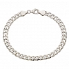 Oxzen ανδρικό βραχιόλι ασημένιο αλυσίδα gourmet 5mm