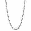 Oxzen αλυσίδα λαιμού ανδρική από ασήμι Gourmet 5mm