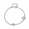 Oxzen ασημένιο παιδικό βραχιόλι με καρδούλα