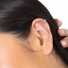 Oxzen ασημένιο σκουλαρίκι Ear Cuff