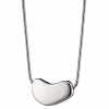 Oxzen γυναικείο κολιέ από ανοξείδωτο ατσάλι με μεγάλη καρδιά