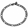 Oxzen ανδρικό βραχιόλι ατσάλινο Figaro chain 5.5 mm
