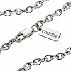 Oxzen ανδρική αλυσίδα ατσάλινη 4mm