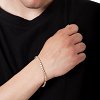 Oxzen βραχιόλι ατσάλινο Unisex ριβιέρα Tennis Iced Out με ζιργκόν 4mm