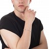 Oxzen ατσάλινο βραχιόλι με ζιργκόν