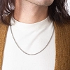 Oxzen ανδρική αλυσίδα λαιμού από ανοξείδωτο ατσάλι Twisty chain 3 mm