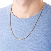Oxzen ανδρική αλυσίδα λαιμού από ανοξείδωτο ατσάλι Box chain 2 mm