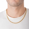 Oxzen ανδρική αλυσίδα λαιμού από ανοξείδωτο ατσάλι Gourmet chain 4 mm