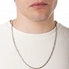 Oxzen ατσάλινη ανδρική αλυσίδα Figaro 4mm