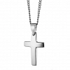 Oxzen ανδρικός σταυρός με αλυσίδα από ανοξείδωτο ατσάλι