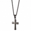 Oxzen ανδρικός σταυρός με αλυσίδα από ανοξείδωτο ατσάλι