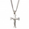 Σταυρός με αλυσίδα ατσάλι ανδρικός