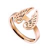 Δαχτυλίδι από ανοξείδωτο ατσάλι φτερά αγγέλου