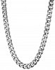 Oxzen Cuban Link αλυσίδα λαιμού unisex ατσάλινη με πλάτος 0,9cm