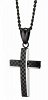Σταυρός  αντρικός ατσάλινος μαζί με αλυσίδα