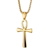 Σταυρός με αλυσίδα Unisex από ανοξείδωτο ατσάλι καθολικός