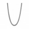 Oxzen Cuban Link αλυσίδα λαιμού unisex ατσάλινη με πλάτος 0,4cm