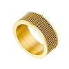 Δαχτυλίδι βέρα ανδρική από ανοξείδωτο ατσάλι, επιχρυσωμένη