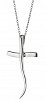 Oxzen κολιέ ασημένιο σταυρός
