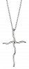 Oxzen κολιέ ασημένιο σταυρός